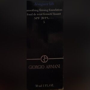 Giorgio Armani Smoothing Firming Foundation Shade 5